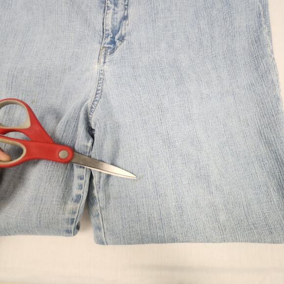 Gloria Vanderbilt Jeans Women’s 16 Blue Amanda Straight Denim Cotton Blend - Picture 4 of 16